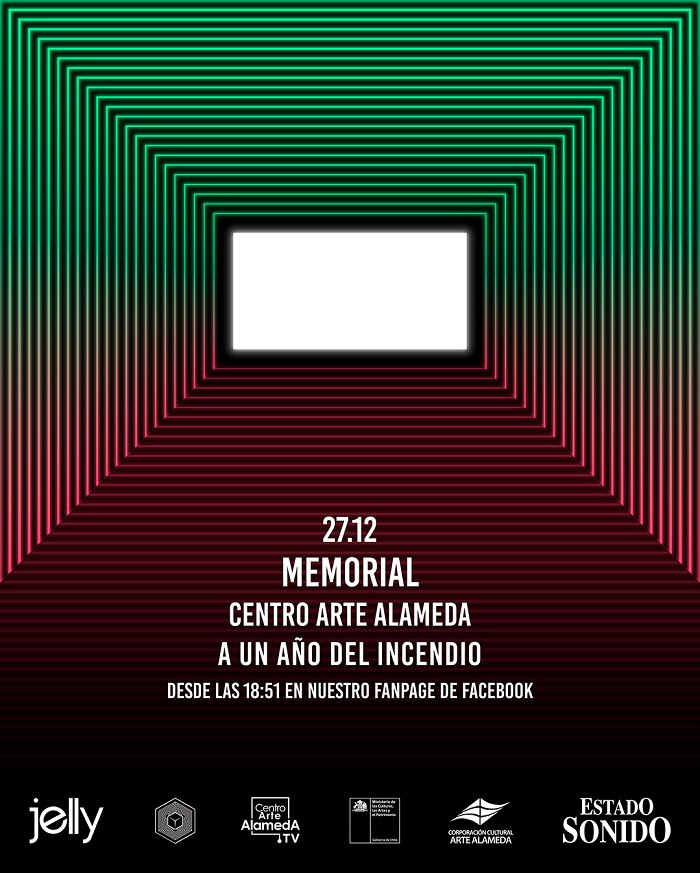 A un año del incendio: Centro Arte Alameda prepara conmemoración con acción lumínica de Trimex en las ruinas de la sala de cine