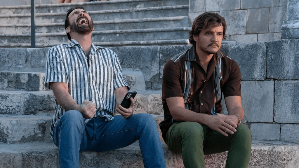 Nicolas Cage se interpreta a sí mismo en una asombrosa comedia de acción junto al chileno Pedro Pascal