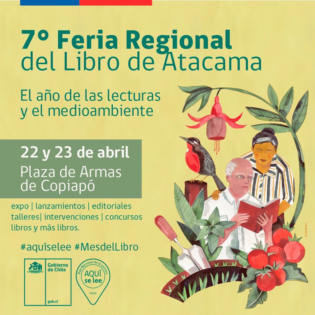 Este viernes vuelve en formato presencial la Feria del Libro de Atacama