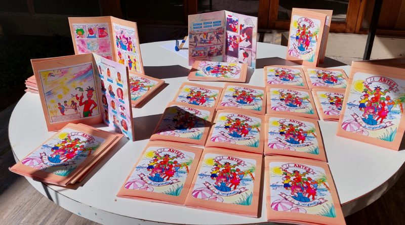 Proyecto Uniendo Imaginarios presentó libro cómic elaborado por jóvenes, niños y niñas con un lanzamiento y mediación en Caldera