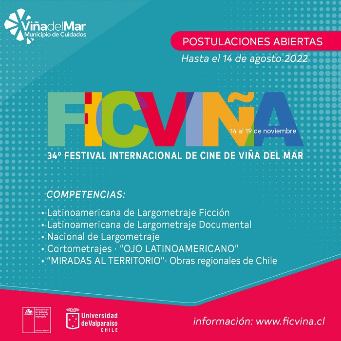 Convocatoria abierta del Festival Internacional de Cine de Viña del Mar para su 34ª edición