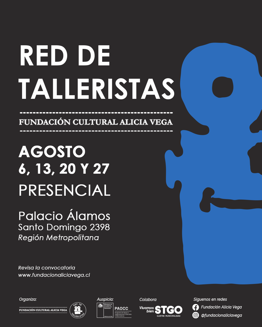 PRIMERA CONVOCATORIA PARA RED DE TALLERISTAS ALICIA VEGA