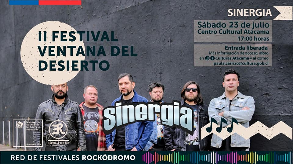 Con participación de Sinergia Red de Festivales Rockódromo arranca en Copiapó con la segunda edición de Ventana del Desierto